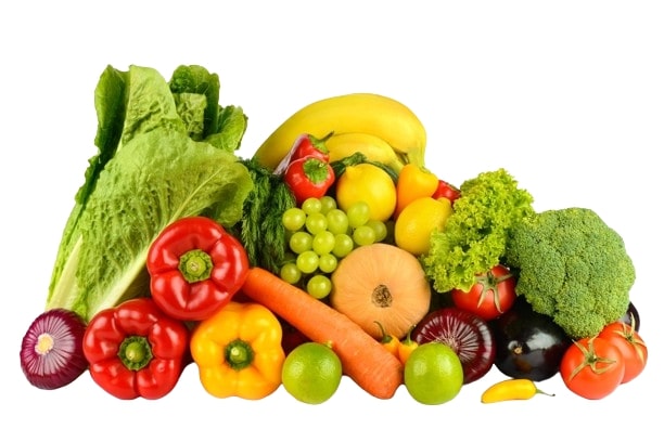 more fruit and vegetables